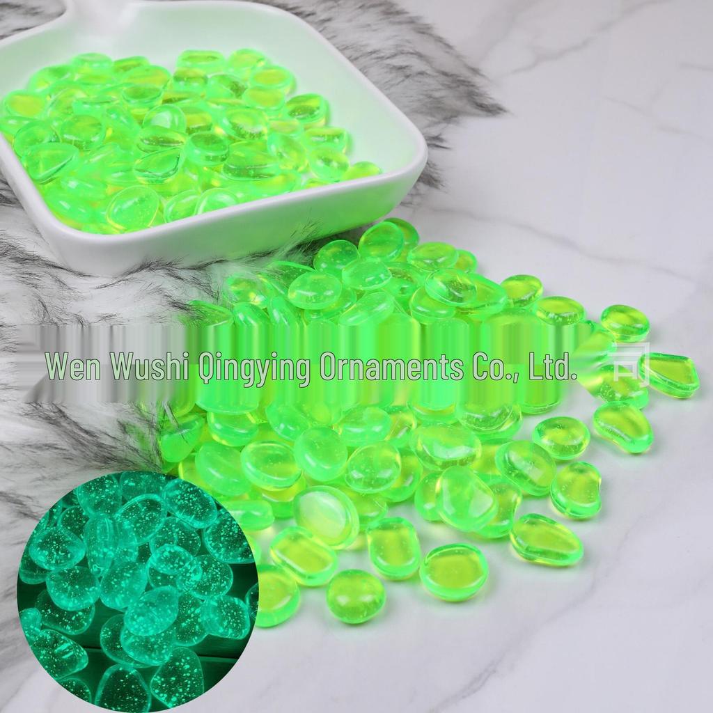 Luminous Starry Pebble: Glowing Stones for Gardens, Fish Tanks, and Bonsai Decor.