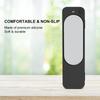 Silicone Case for Apple TV 4K 2021 Remote Black Anti Slip Cover with Lanyard