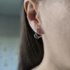 Серебряные серьги без камней (2187424)