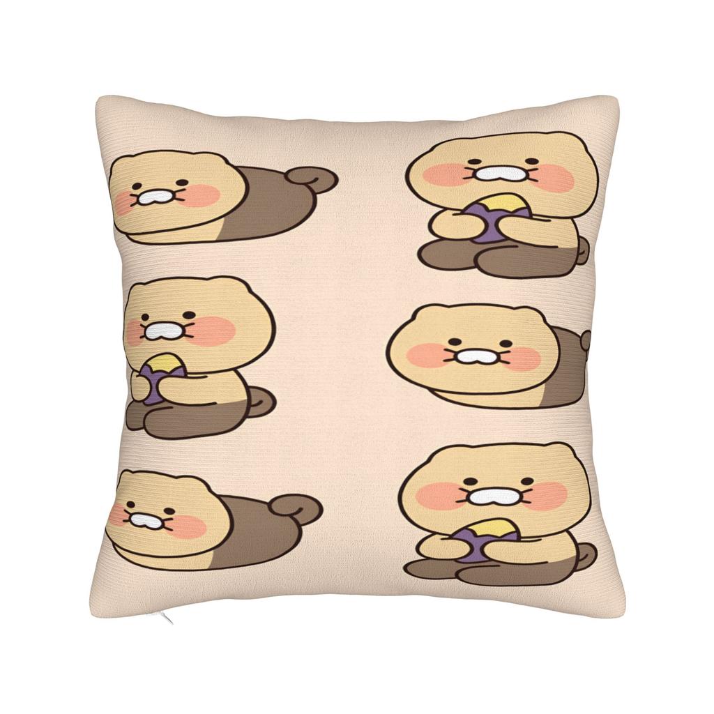 K-Kakaos F-Friends Choonsiks Pillow Cover Soft Cushion Cover Novelty Pillow Case For Office Car Home Decor