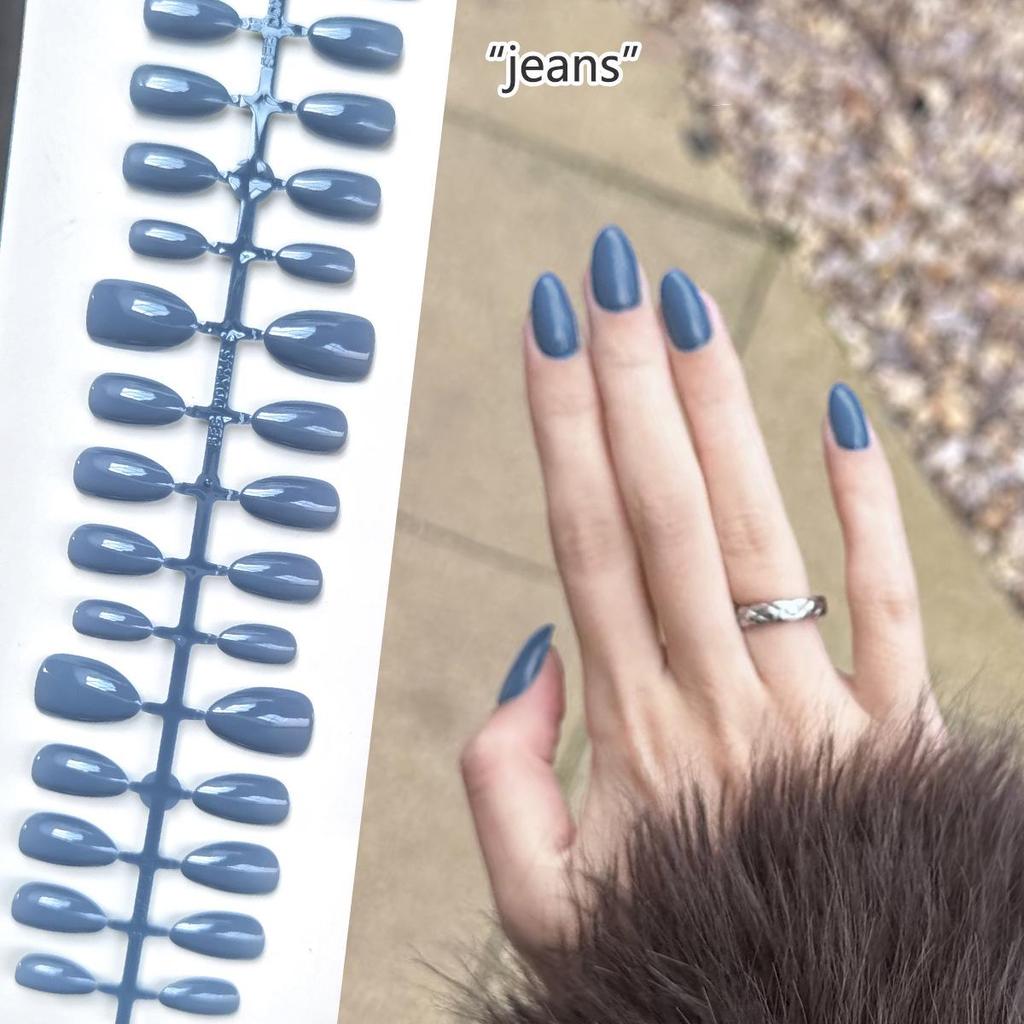 Trending Wearable False Nail Tips Set - Press-On Nails
