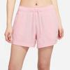 Nike Sportovní lifestylová série Logo potisk Stahovací prodyšné šortky Dámské šortky Růžové DA0906-630