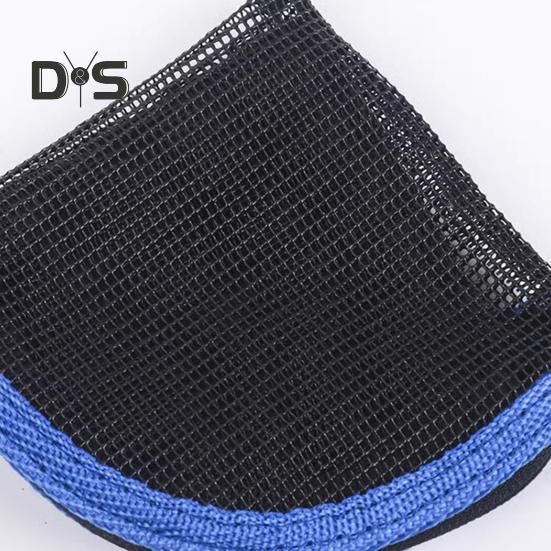 Brieftasche für Fliegenfischer-Vorfach, schwarzes Netzgewebe, Tasche für Vorfachschnüre, Aufbewahrungstasche für Salzwasser- und Süßwasserfischen