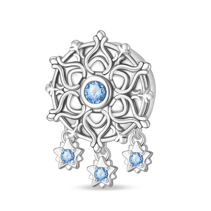 New 925 Silver Lucky Four Leaf Clover Donut Lotus Charms Flat Beads Fit 3mm 925 Bracelets DIY Friendship Jewelry