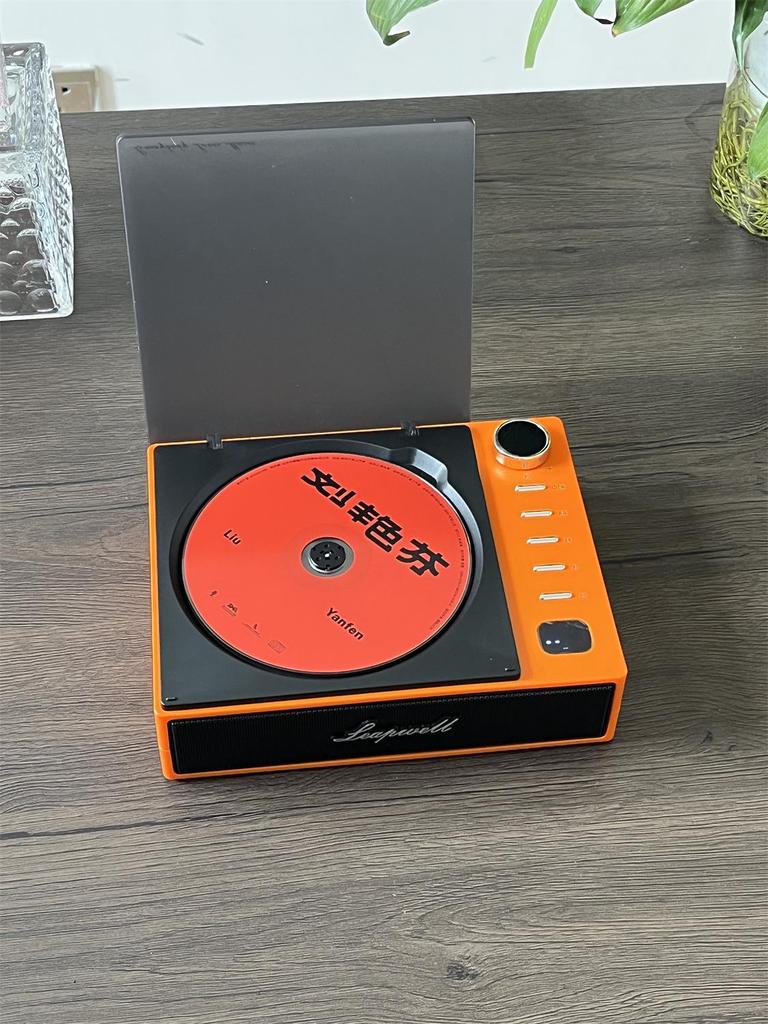 Rechargeable Bluetooth CD Player & Speaker - High-Quality Sound, All-in-One, Perfect Birthday Gift