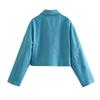 2025 Spring Women's European Fashion Simple Versatile Little Fragrant Style Bomber Jacket