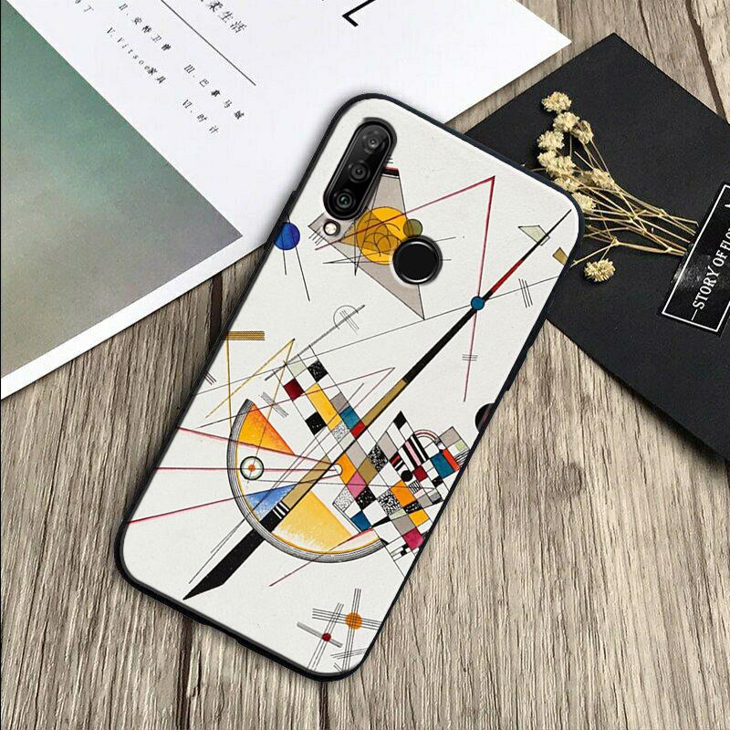 Wassily Kandinsky Abstract For Huawei Nova 7i 3i 8i 11 12i 10 9 SE Y60 Y61 Y70 Y72 Y73 Y90 Y91 P20 P30 Pro P40 Lite Case