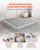 Boxspringbett, Bettgestell in Queen-Size mit waschbarem Stoffbezug, Robuster Metallrahmen für Queen-Size-Bett, 130 mm Matratzenrost, Max. Gewicht 1587,57 kg