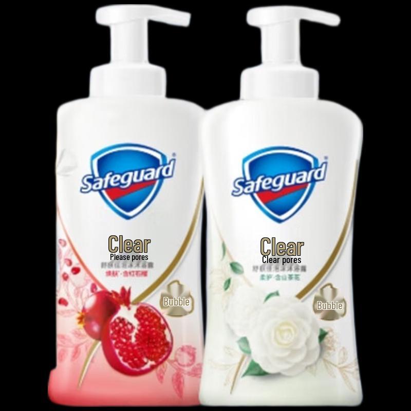 

Safeguard Pomegranate & Camellia Foaming Body Wash Duo Pack