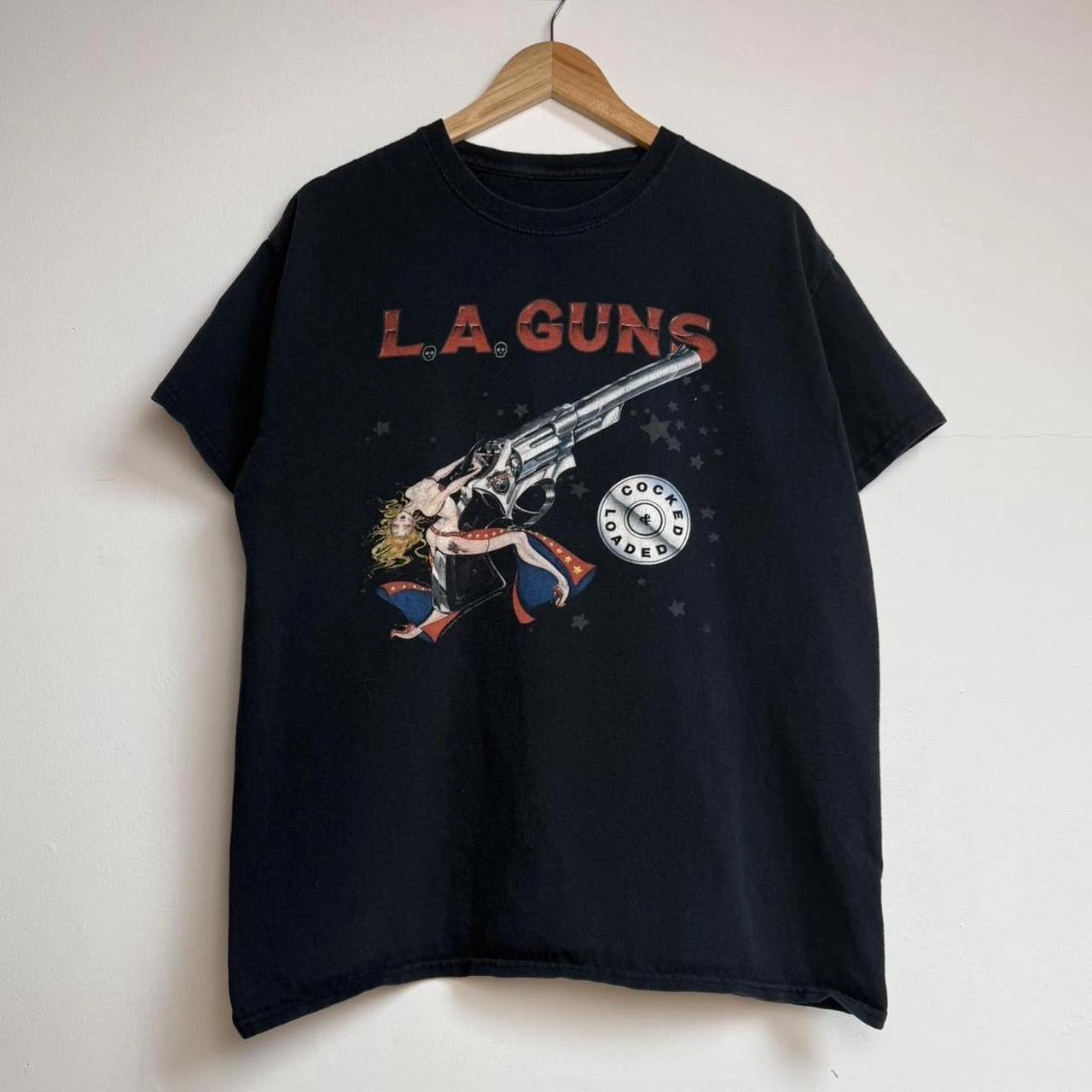 LA Guns Grunge Band T-Shirt L