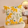 Embroidered Countryside Style Flower Cushion Covers For Home Sofa Bed Throw Pillowcase Living Room Decorative