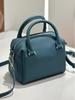 Genuine Leather Women's Candy Box Boston Pillow Crossbody Bag - New 2025 High-End Style
