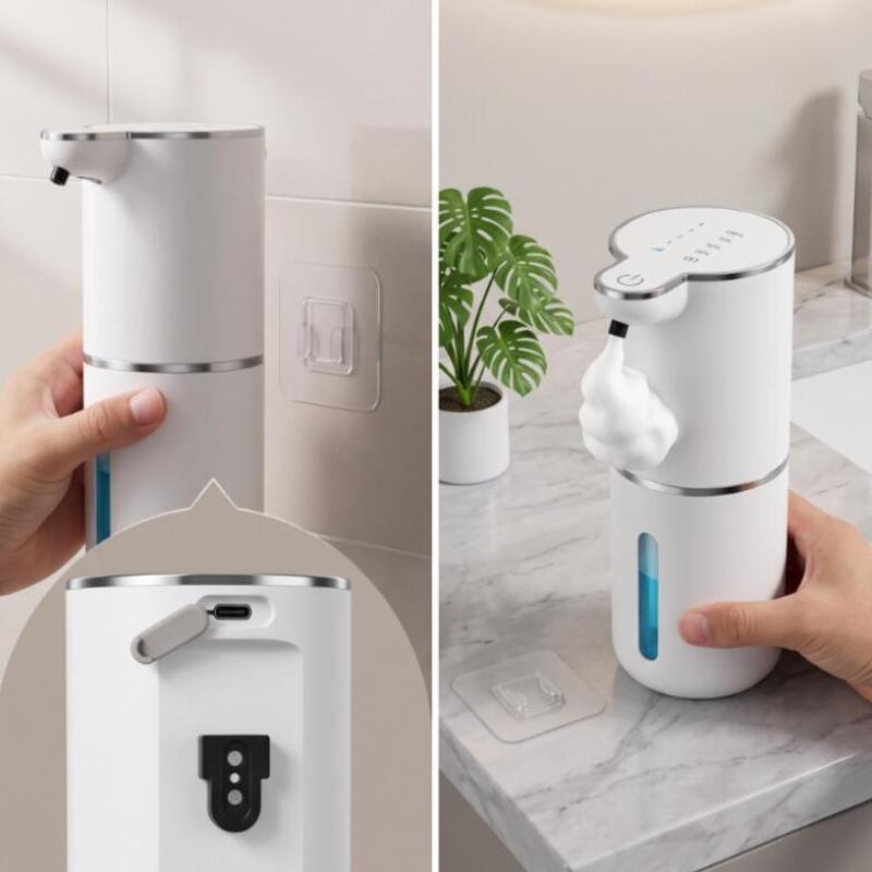 Infrared Sensor Automatic Soap Dispenser 1Pcs Touchless Wall Mounted Hands Free Smart for Household Kitchen Bathroom Toilet