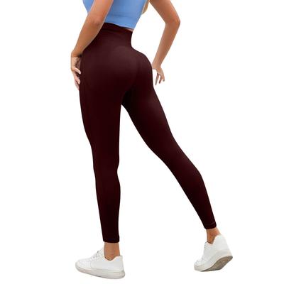 Women's Fashion Color Yoga Pants High Waisted Skinny Sweatpants Fitness Pants