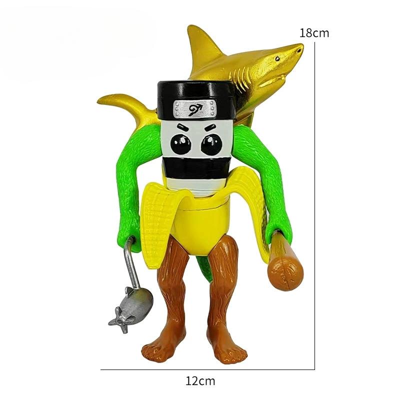 

Итальянский Бред Тунг Сахур Набор Фигурок Игрушек Тралалеро Тралала Фигурки Бомбардино Крокодил Акула Бананини Модель Декор Подарок style F