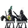 Skeleton Soldier Army King Knight Undead Horse Warrior Bricks Building Block Ringwraith Saddle Roman Soldiers Sword Waffen Toys