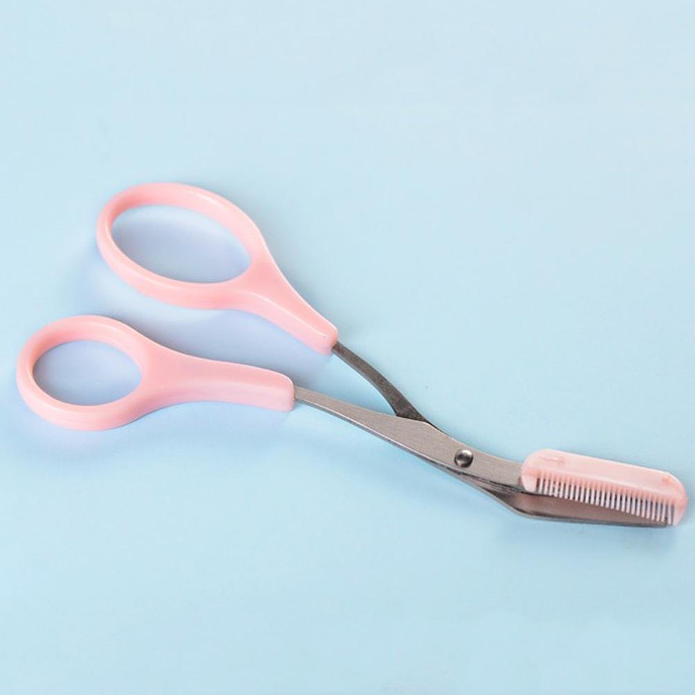 Zastřihovač obočí Hřeben na řasy Sponky do vlasů Nůžky Sada kosmetických nástrojů pro dámu