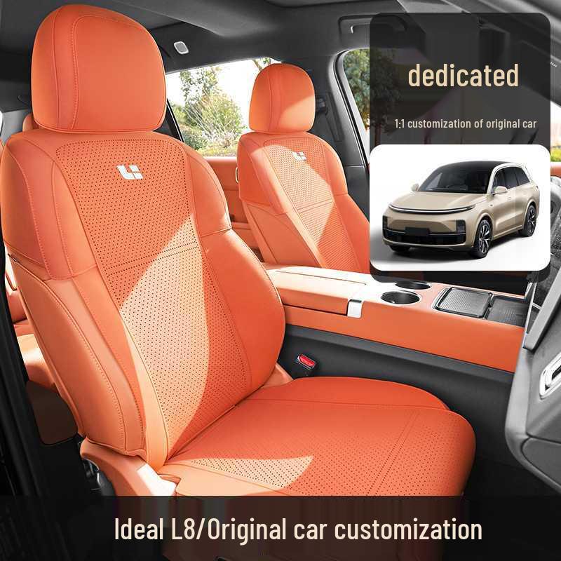 Ideal L8 Car Seat Cushion: Universal, Half-Surround, Suede, Suitable for Four to Six Seats, All-Season Use.