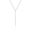 Vintage Gold Color Y-shaped Necklace for Women Girls Simple Metal Double Layered Long Lips Chain Necklace Jewelry Gifts