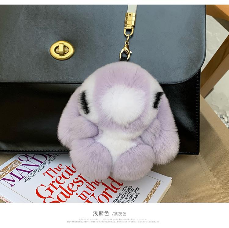 Lovely and Cute Koala Rex Rabbit Fur Cute Doll Plush Cartoon Character Car Keychain Pendant Bag Pendants