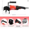 220V 1400W Electric Burnishing Polishing Machine Electric Wire drawing Machine Polisher for Metal Stainless Steel Wood Polishing  Electric Polisher