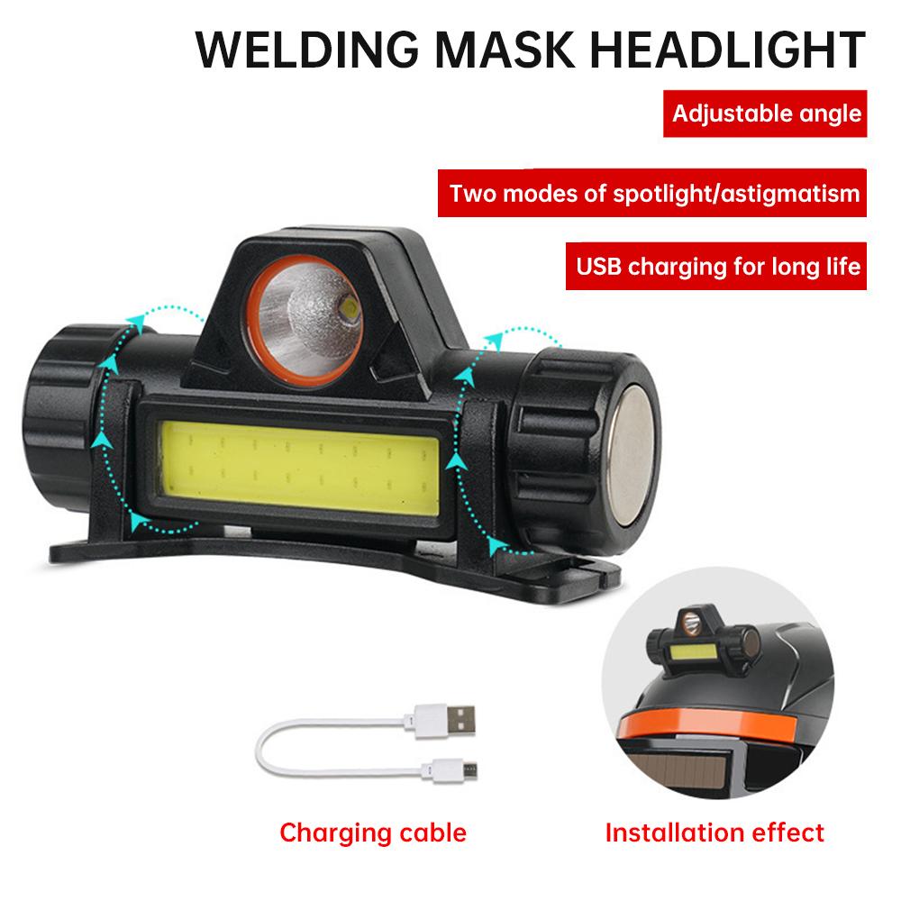 Wiederaufladbare COB LED USB Stirnlampe Stark Magnetisch Leistungsstarke Scheinwerfer Super Hell Wasserdicht Stirnlampe Für Outdoor Angeln
