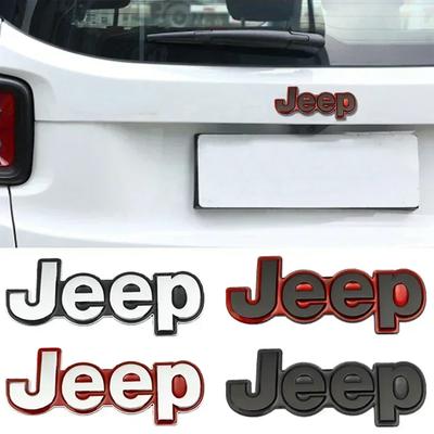 Car Body Stickers Rear Trunk Badge Fender Side Decal for Wrangler Grand Cherokee Compass Renegade Patriot Rubicon Liberty