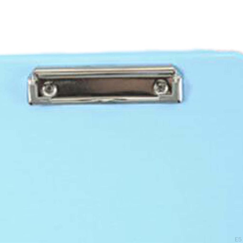 Clipboard with Storage A4 Binder Low Profile Clip Nursing for Office
