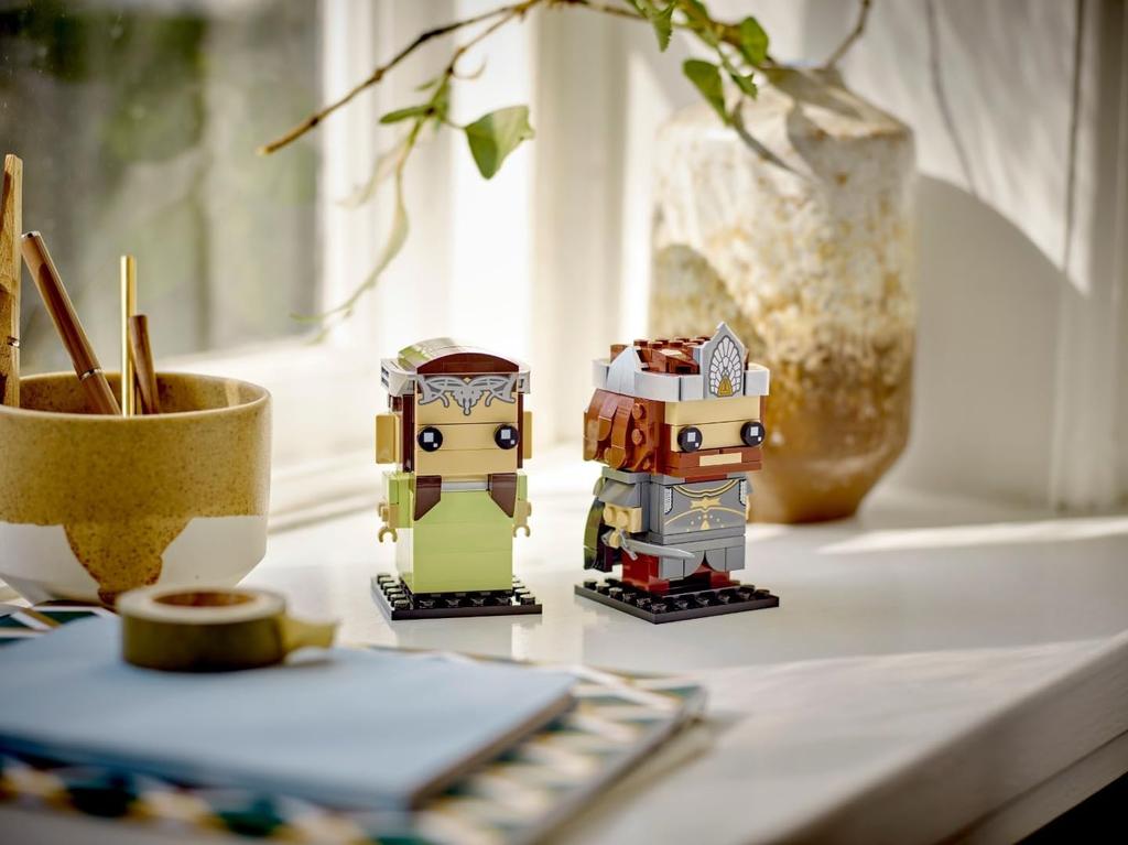 LEGO Brickheads Aragorn Arwen 40632 Ages 10 and Up &
