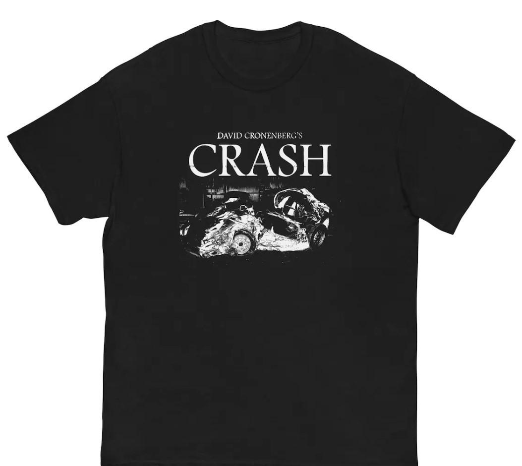 Crash 1996 David Cronenberg Horror Film Movie Poster Shirt Size S-4XL L