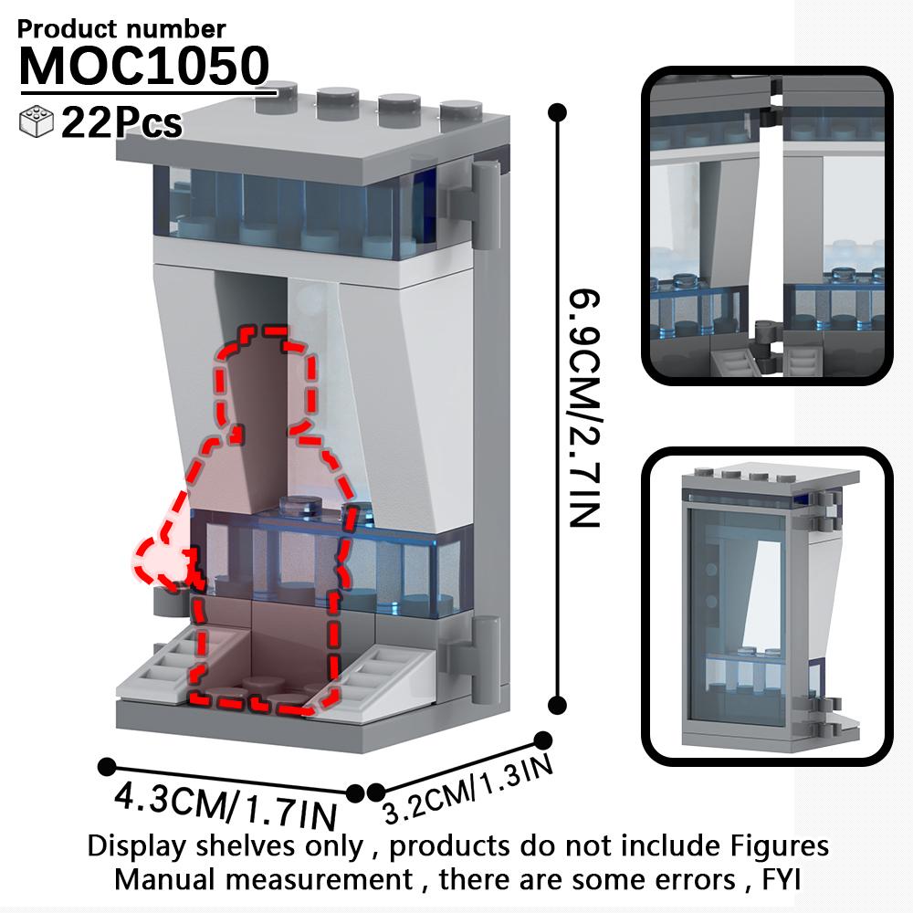 

MOOXI Movie Series MOC Bricks Set Figure BrickHeadzed Model DIY Building Blocks Montessori Kids Education Toys For Children Gift No Figures