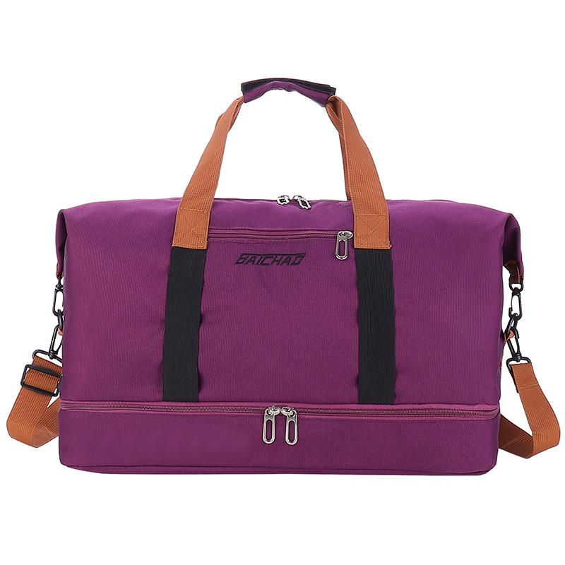 

TS JYL laptop bag,Multi-Purpose Travel Bag Wet Dry Separation Shoe Compartment Sports Duffel OneSize фиолетовый