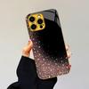 gold dust Exquisite Bestseller Phone Case Electroplated Glass PhoneCase for iPhone 17 16 15 14 13 12 11pm Pro Plus tablet case
