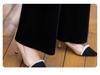 2025 Spring/Autumn Classic Chinese Style Velvet Two-Piece Set for Middle-Aged Women