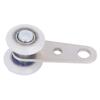10Pcs Pulley Stainless Steel Nylon Bearing Pulley Block with 2 Nylon Wheel 19mm Diameter 44mm Length for Sliding Door