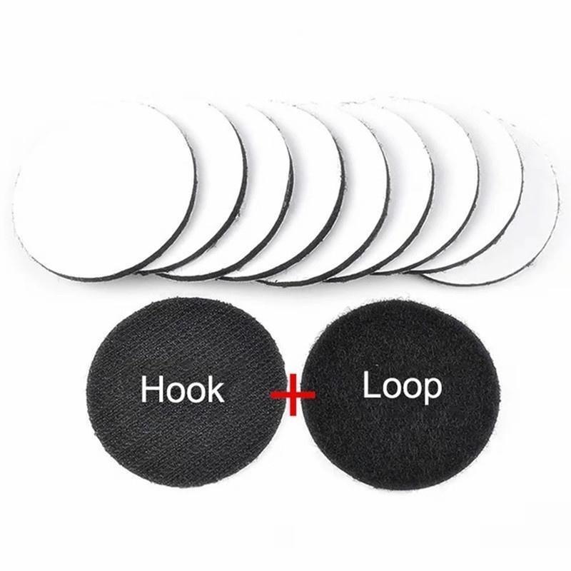 10 Stück starke selbstklebende Befestigungspunkte, Aufkleber, selbstklebendes Klettband für Bettlaken, Sofa, Matte, Teppich, Anti-Rutsch-Matte