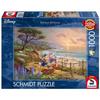 1000 Piece Puzzle :thomas Kinkade : Donald and Daisy, Disney : a Duck Afternoon
