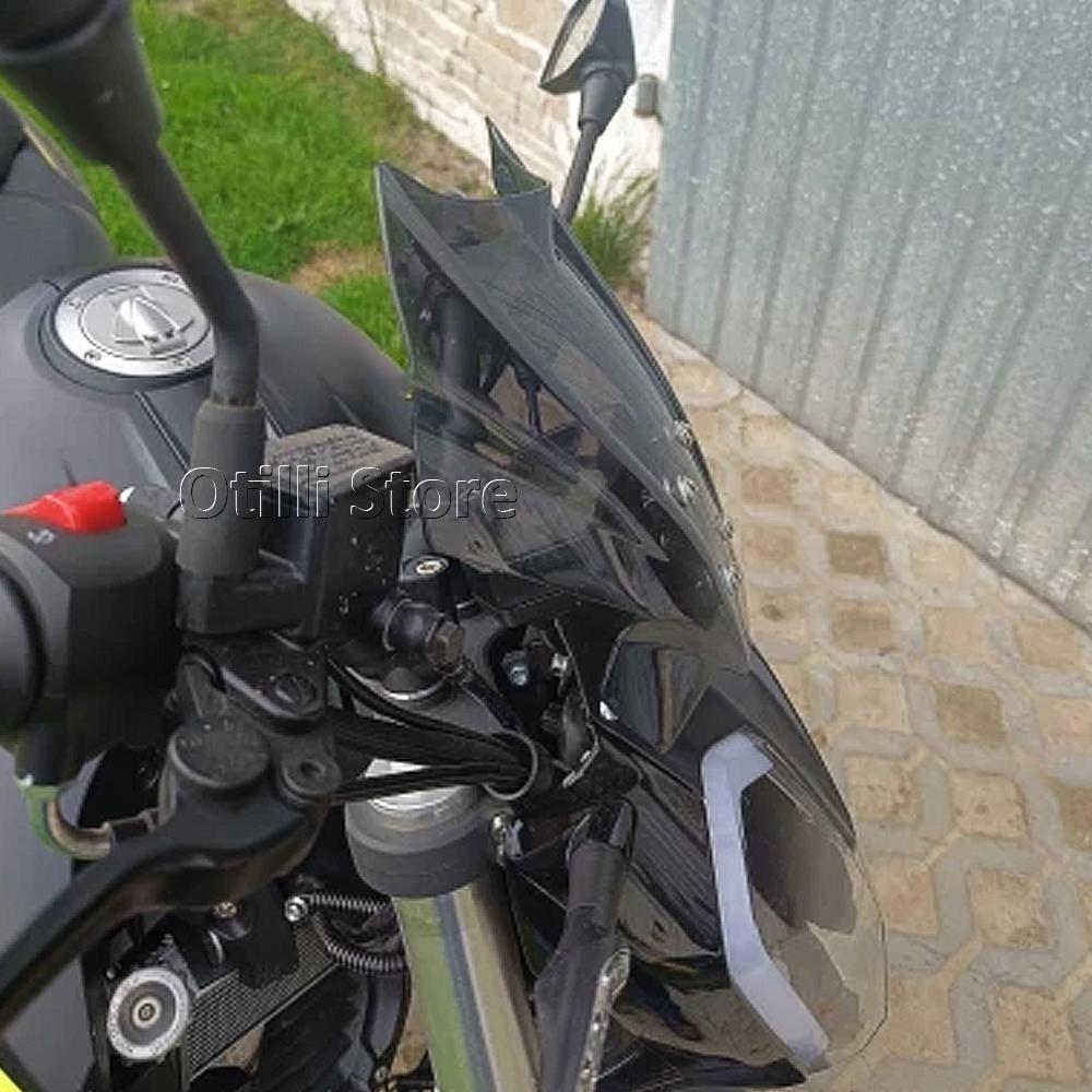 For Keeway RKF 125 RKF125 2018-2022 2021 Motorcycle Windshield Windscreen Acrylic Wind Shield Covers Wind Deflector Accessories