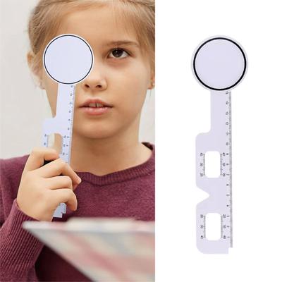 Chart Oftalmico Portatile Tasca Righello PD Occlusore Oculare Chart Oftalmico per Test della Visione da Vicino e Misurazione PD(14 Pollici dall'Osservatore)