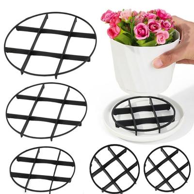 Plant Saucer Flower Pot Bracket Plastic Anti Rotting Root Round Planters Support Gardening Drainage Rack Stand Plant Pot Tray