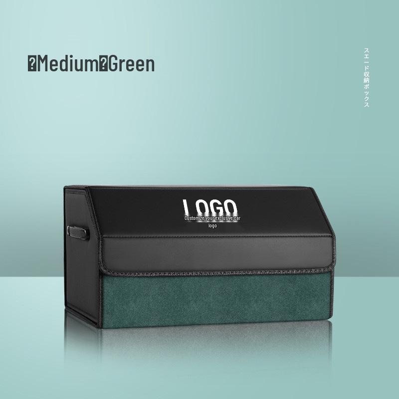 Foldable Suede Car Trunk Storage Organizer 75x31x29 cm