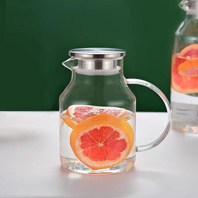 Shangqi 1.8L Glass Water Pitcher with Infuser