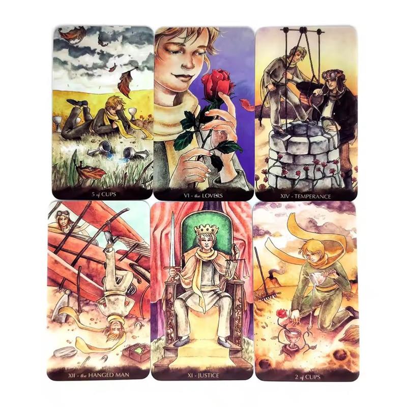 Tarot des Kleinen Prinzen Tarotkarten Brettspiele Anleitung Wahrsagerei Schicksalsorakel Englisch Party Spielkartendeck Tischspiel