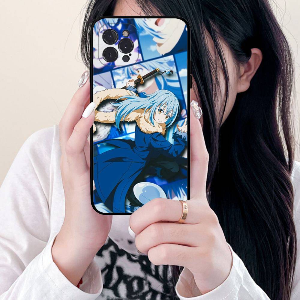 Slime Anime Rimuru Tempest Phone Case For IPhone 16 15 14 13 12 Mini 11 Pro XS Max X XR SE 6 7 8 Plus Soft Silicone Cover
