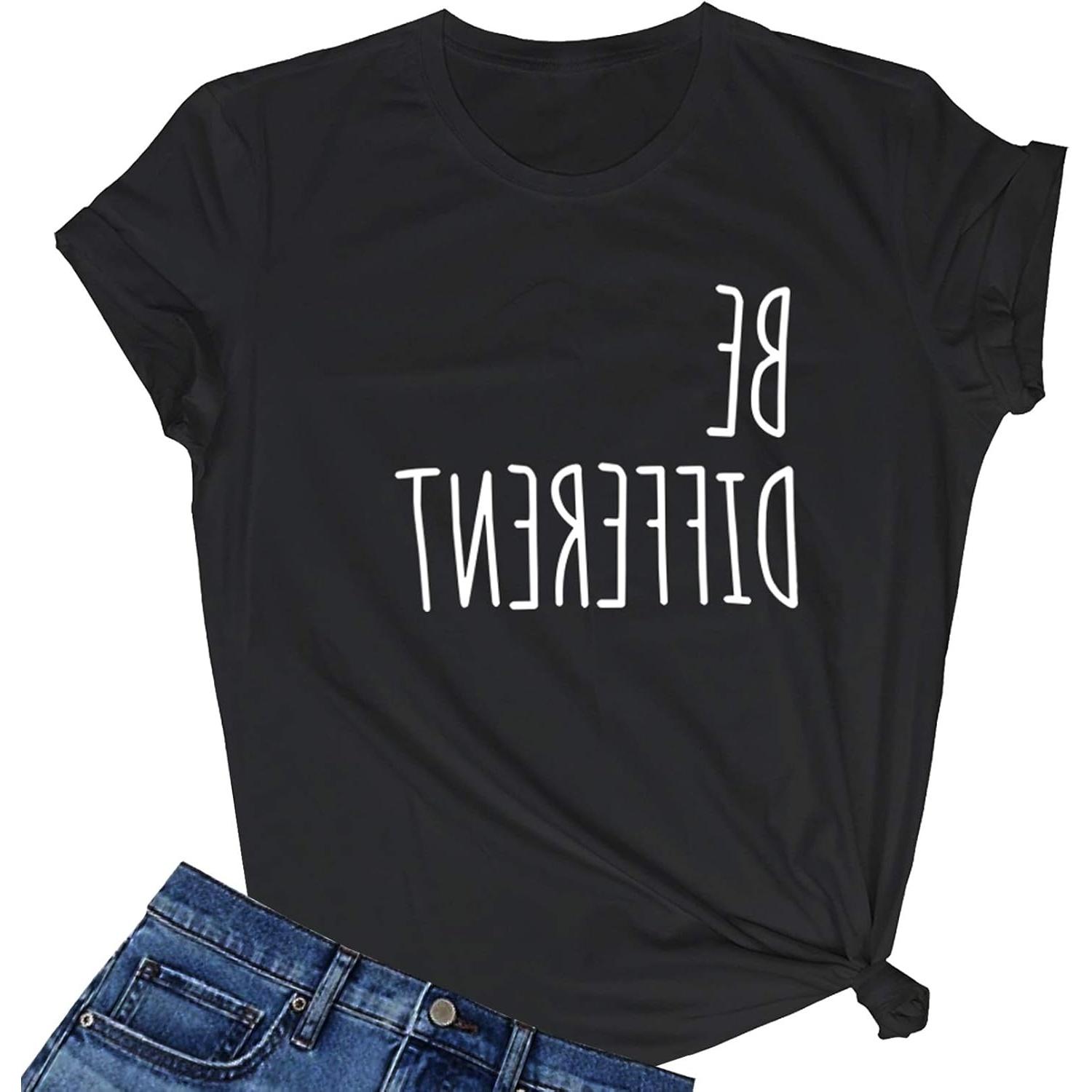 

LOOKFACE Women s Cute T Shirt Junior Tops Teen Girls Graphic Tees XXXXXL