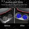 2 Stück Bling Auto Getränkehalter Untersetzer, 2,75" Rutschfest Stoßfest Universell Mode Auto Untersetzer