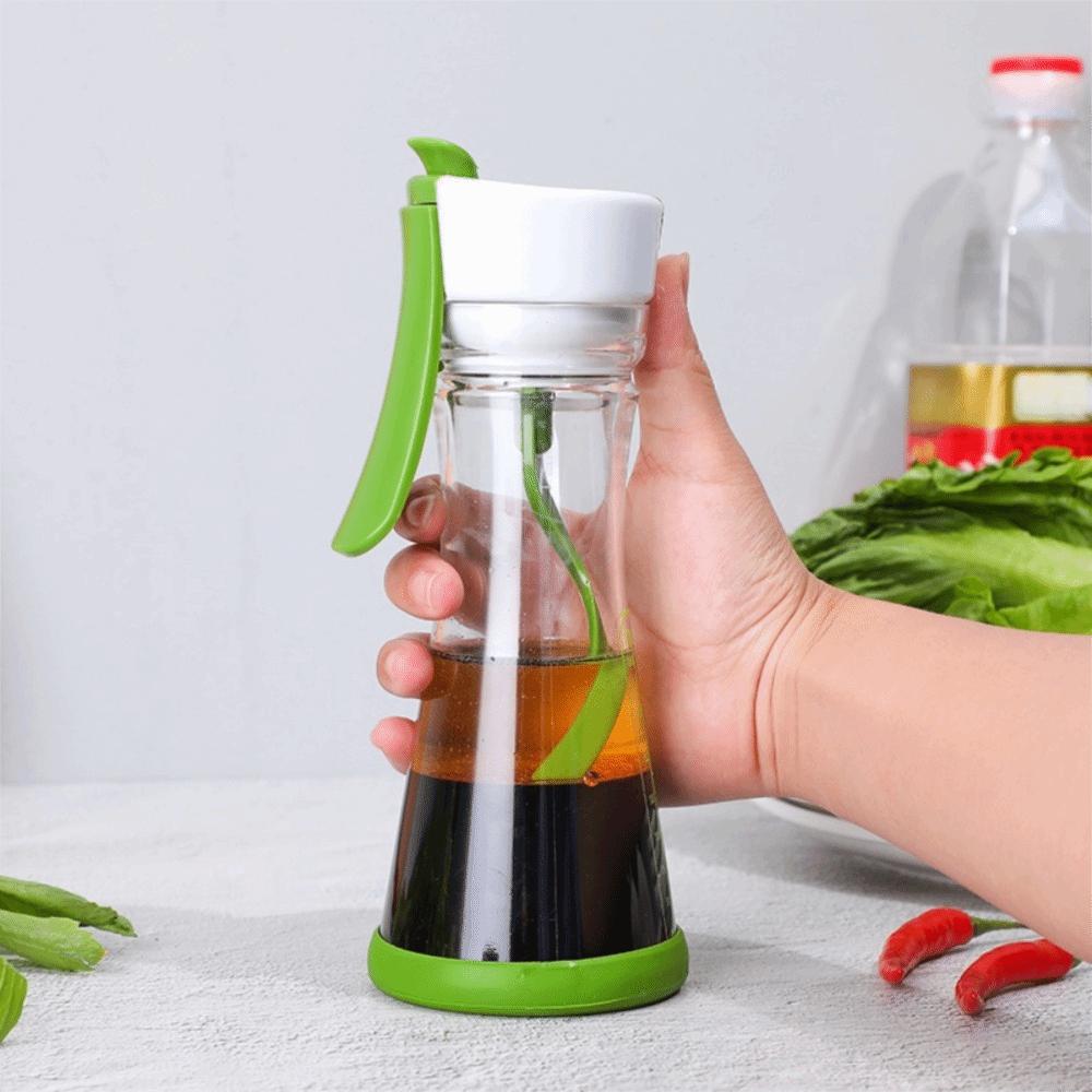 Transparent Salad Dressing Bottle Leak Proof Vinaigrette Container Juice Mixing Cup  Picnic