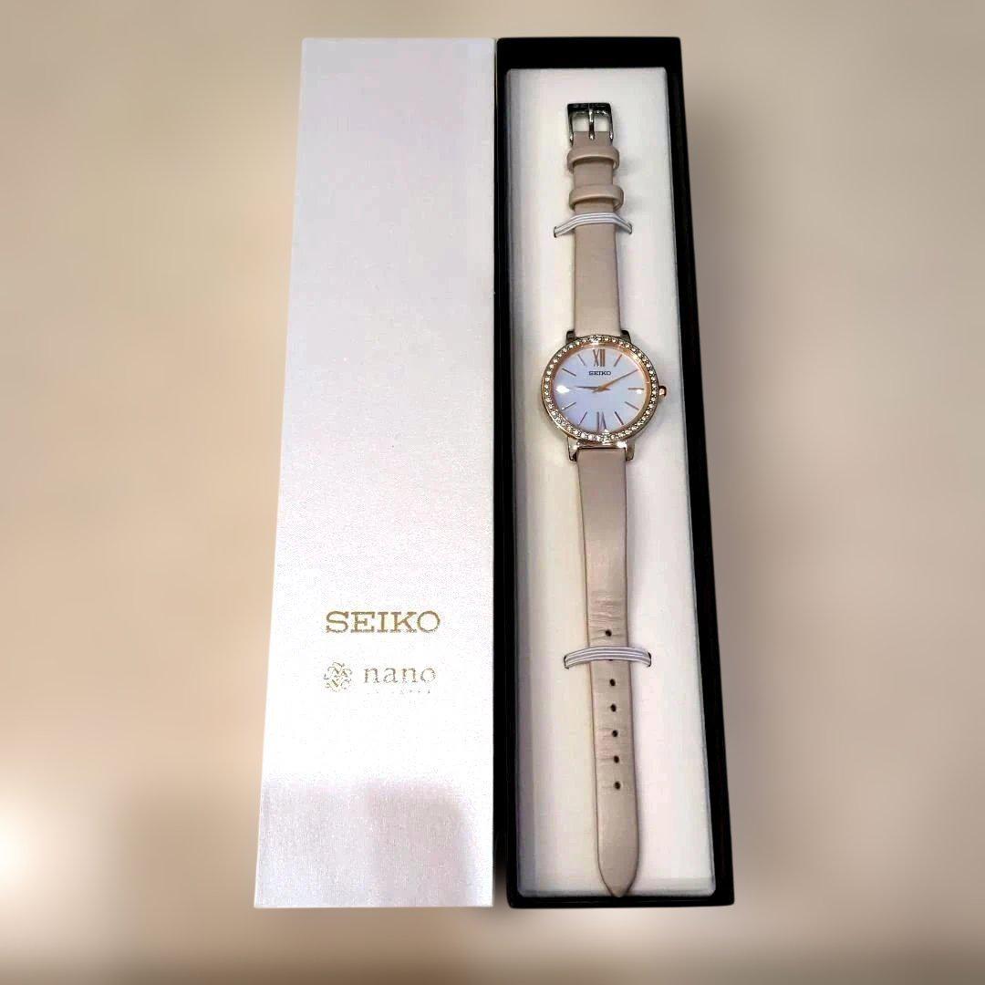 

[USED] SEIKO nano solar watch, light blue