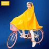 Bicycle Raincoat Adult Male and Female Students Cycling Bicycle Thick Mountain Bike Poncho with Double Brim Plus Size