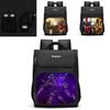 Trendy Nylon Student Backpack With Titan Monitoring Man Design For School Use